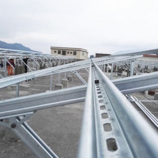 Hot dip galvanized Zinc Steel Solar Mounting System